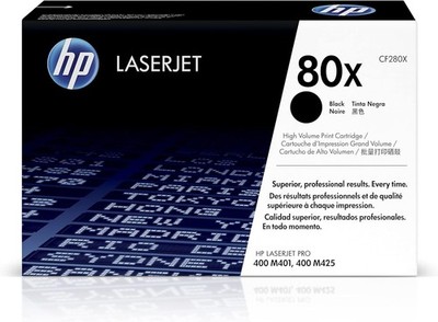 HP 80X CF280XC Black Toner Cartridge | CF280X