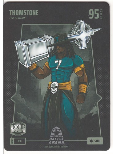 BRIAN THOMAS Thomstone 2025 BO JACKSON BATTLE ARENA ALPHA UPDATE Steel JAGUARS