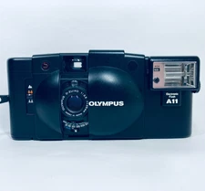[NEAR MINT] Olympus XA2 A11 Black 35mm Point & Shoot Film Camera From JAPAN