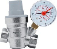 Druckminderer Wasser 1/2 Zoll DN15 Messing Mit Manometer FüR Boiler Und Garten