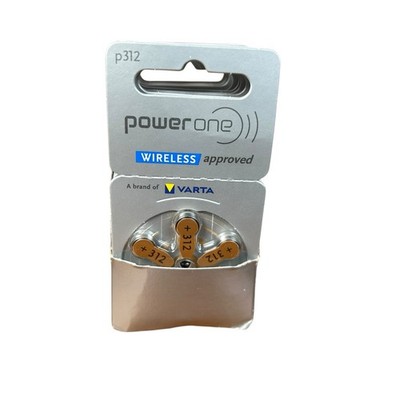 Power One Hearing aid Batteries Size P312 Battery for Hearing aid 78 Batteries