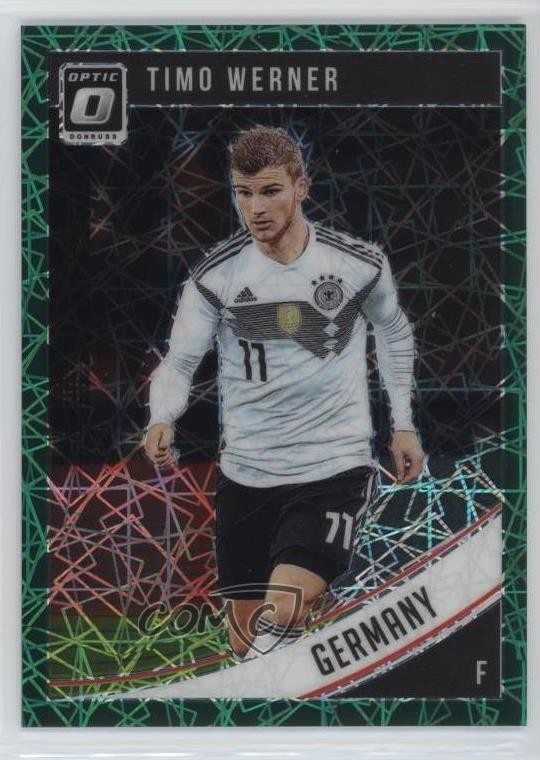 2018-19 Panini Donruss Optic Green Velocity Prizm 105/200 Timo Werner #137 00e8