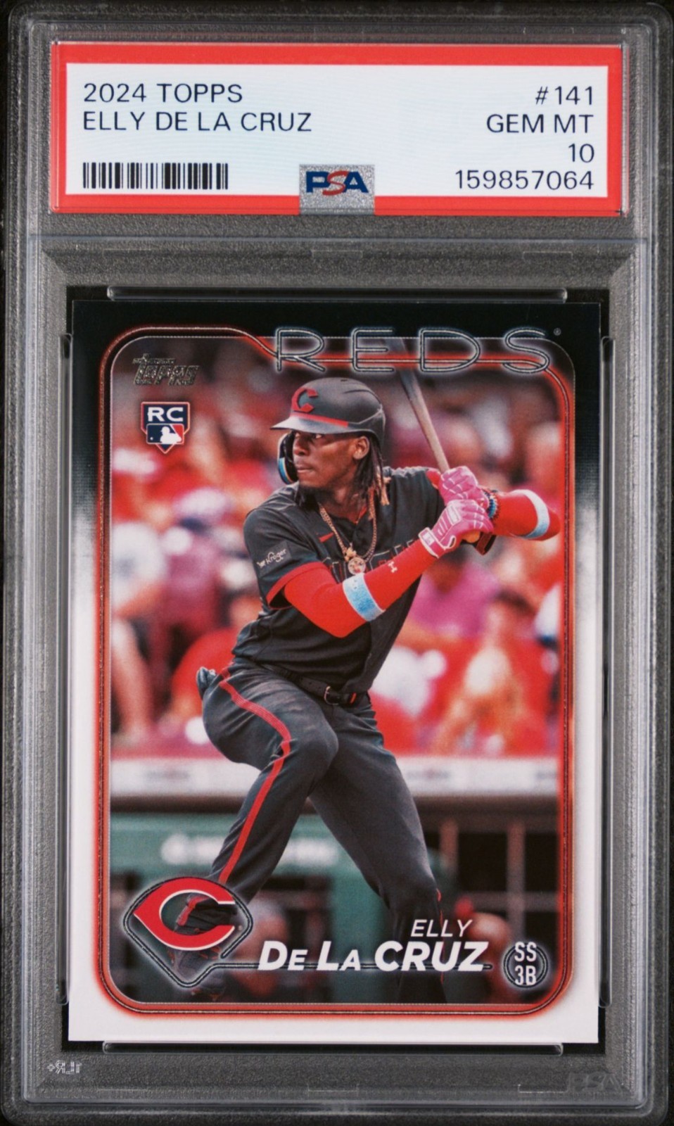 Elly De La Cruz 2024 Topps #141 Rookie Card PSA 10