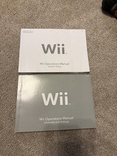 Nintendo Wii Console Operations Manuals and System Set-Up