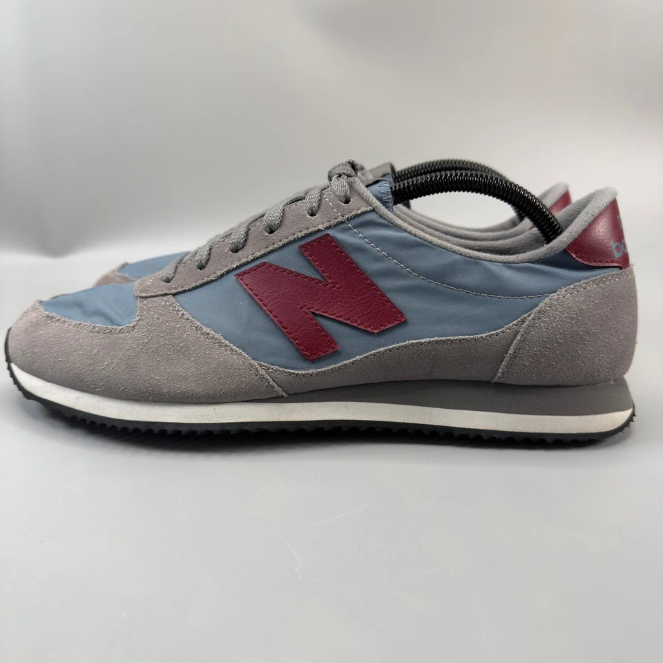 Новый баланс 720 образец мужской 9,5 9 1/2 D ретро кроссовок синий серый красный нейлона замши - Изображение 4 из 4