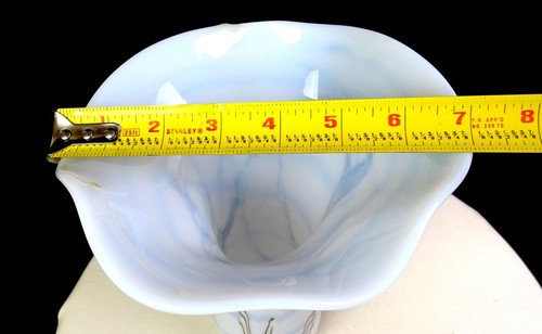 Jack Loranger Signed Hotglass Copper Phosphorus Lined 8 3/4" Art Glass Vase 2006 - Picture 11 of 12
