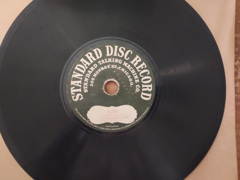 1910 STANDARD DISC 78/COUNTER TENOR (Frank Coombs) w. Orch.