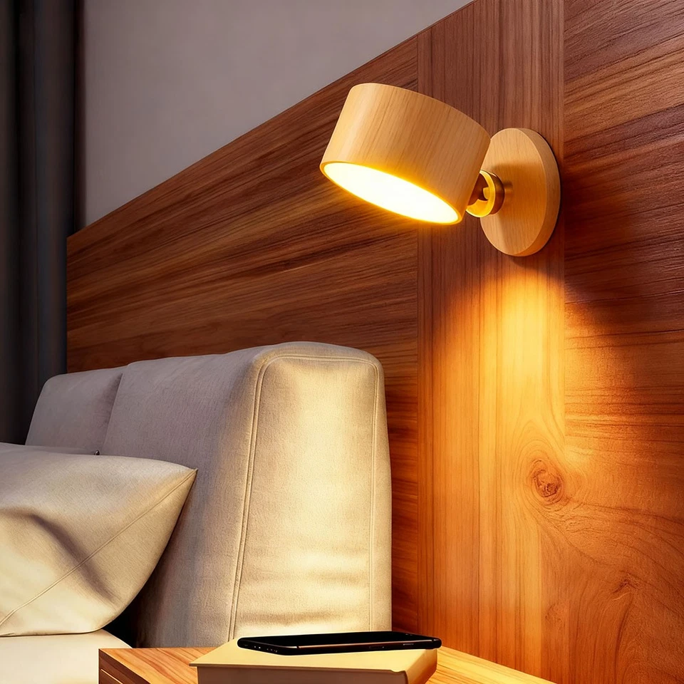 1/8 Pack LED Magnetic Wall Sconce Lights USB Rechargeable Wall Mounted Lights - Image 3 of 4