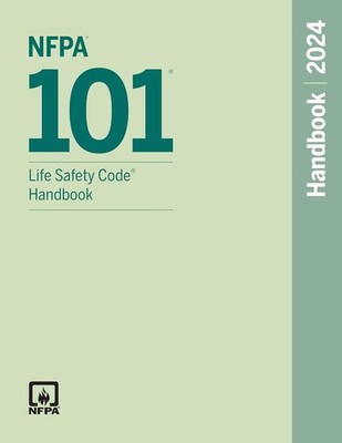 NFPA 101, Life Safety Code Handbook (2024) Hardcover, Dec/7/2023, Free Shipping