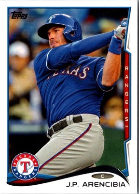 2014 Topps J.P. Arencibia #627 Texas Rangers Baseball Card