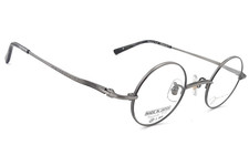 John Lennon Round Eyewear Glasses Frame JL-1128 c.4 ATSilver 39 W/Case F/S