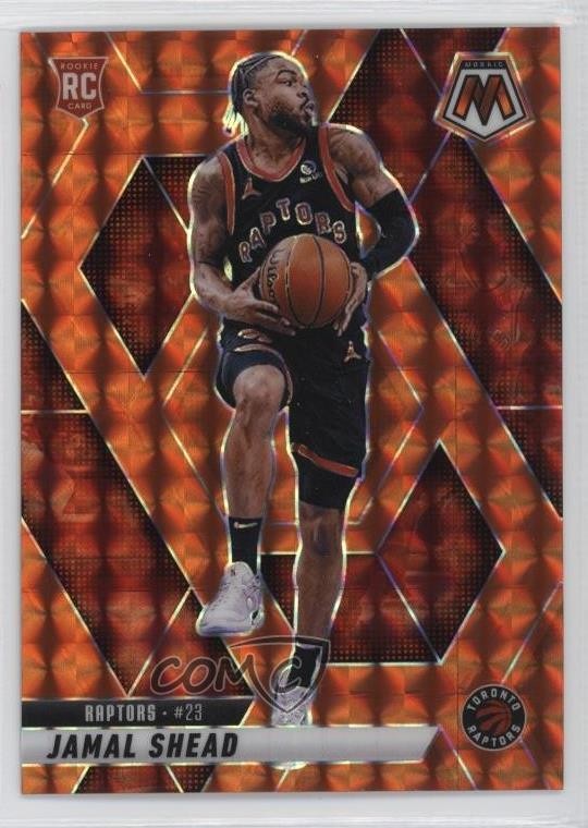 2024-25 Panini Mosaic Rookies Orange Prizm 16/249 Jamal Shead #201 Rookie RC 6o3