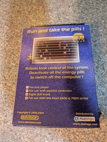 Atari 2600 Extremely Rare Homebrew 2004 Power Off Ebivision CIB Complete