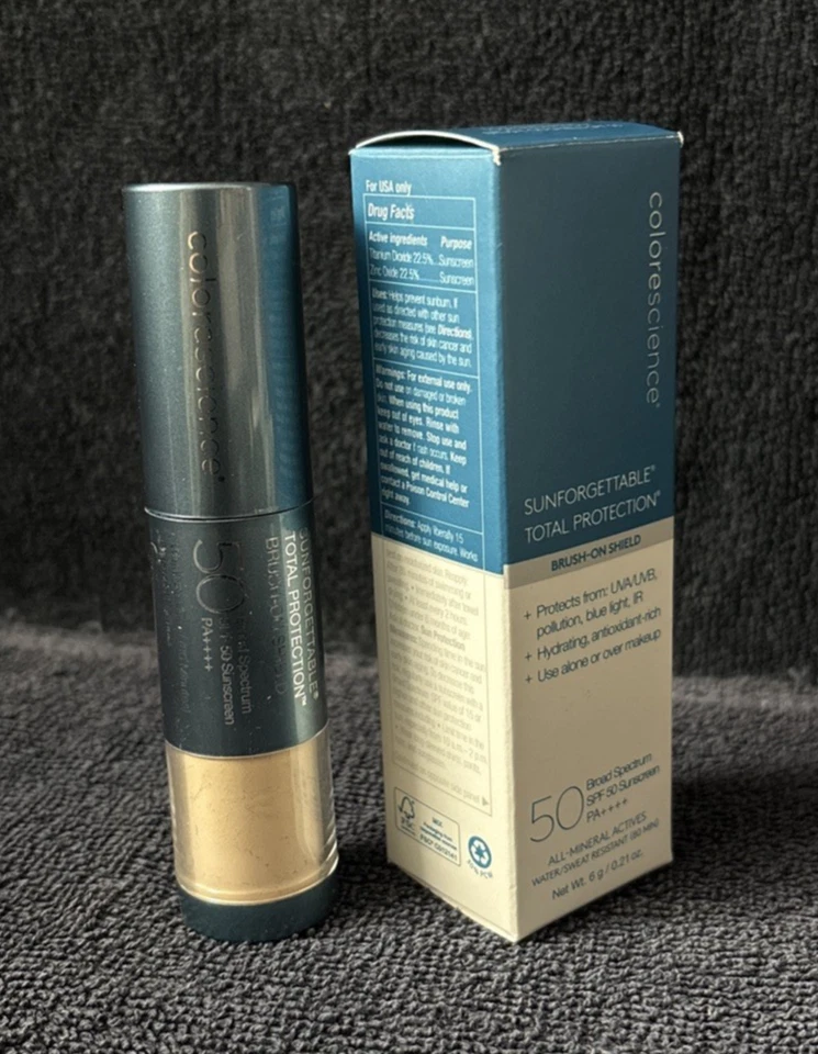 Colorescience Sunforgettable Protección Total Cepillo Protector FPS 50 Justo Nuevo en Caja Foto 3 de 4