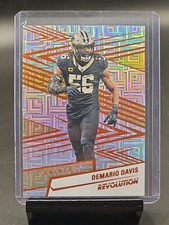 2025 Panini Revolution - Demario Davis - Orange Prizm Levels 123/299 - Saints