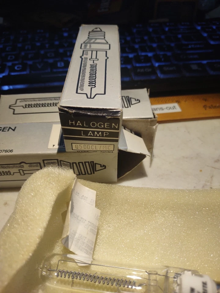 Bulbrite Q500CL/MC 610050 500W 120V Clear Mini-Can E11 base quan 3 - Image 3 of 4