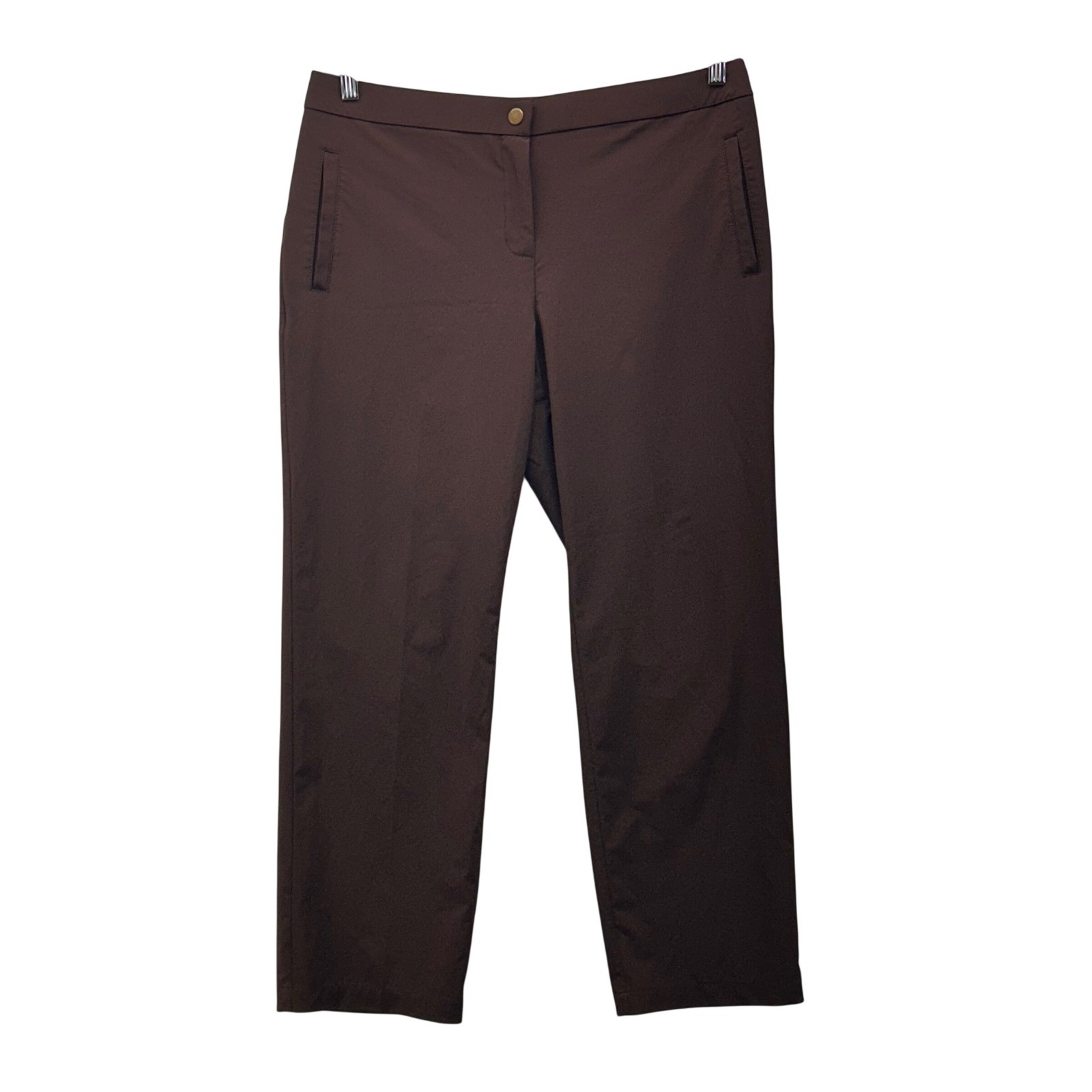 Chicos Performance Pants Large or 2 Chocolate Bro… - image 1