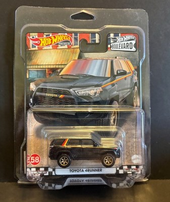 Hot Wheels '18 TOYOTA 4 RUNNER TRUCK BOULEVARD PREMIUM REAL RIDERS BLACK PROTECT
