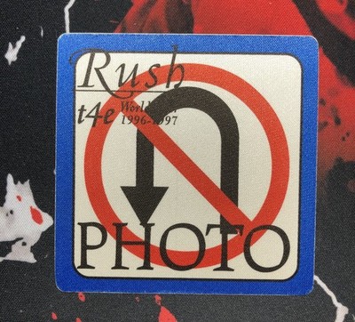 Rush T4E World Tour 1996-1997 OTTO Backstage Photo Pass