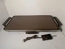 Vtg Toastmaster #873 Family Breakfast Lightweight Non-Stick Griddle 21.5”x12”