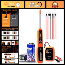 Automotive Wire Tracer Electrical Tester - Circuit Breaker Finder Fault Probe