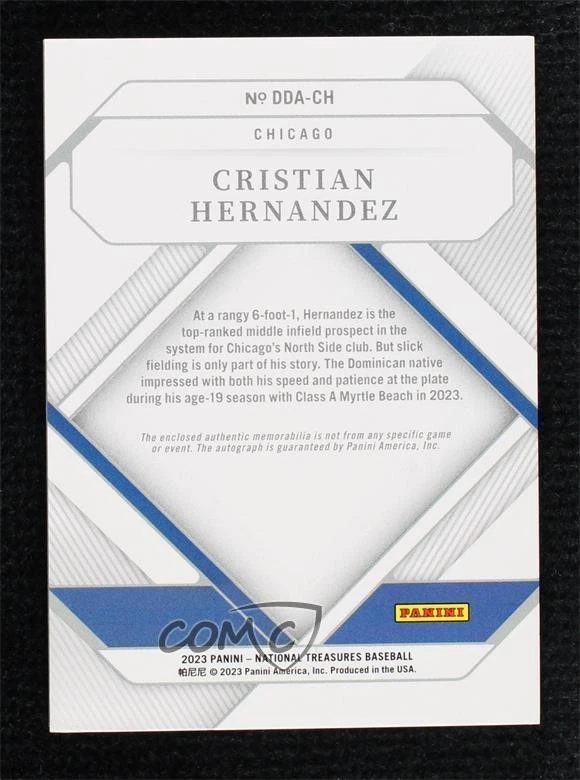 2023 Panini National Treasures Diamond Duals /99 Cooper Hjerpe #DDA-CH Auto - Image 2 of 2