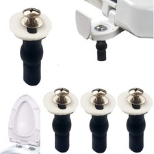 Toilet Seat Hinge Bolt Screw Fix Expanding Rubber Top Nuts Bolts Toilet Seat ...