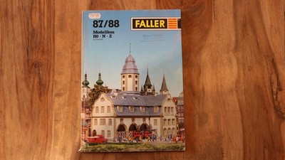 Faller Modellbau Gesamtkatalog 87/88