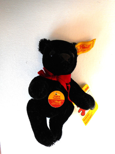 Steiff 6" Black Teddy Bear