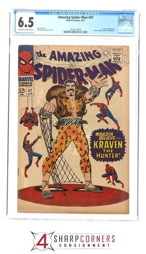 1967 MARVEL AMAZING SPIDER-MAN #47 STAN LEE-KRAVEN GREEN GOBLIN APP CGC 6.5