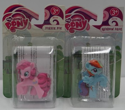 2x MY Little Pony 26171 Pinkie Pie, 26172 Rainbow Dash-Hasbro ca. 4-5,5 cm h