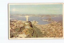 Postcard Vista Do Corcovado Rio de Janeiro Brazil