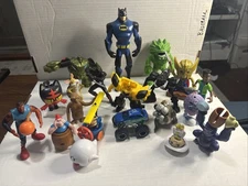 Mixed Toys Lot Of 20 Assorted Brands / Characters Random Figures Mix Vintage