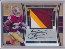 SAMAJE PERINE - 2017 Select Rookie Prizm 3 Color Patch AUTO /49 - Redskins RC