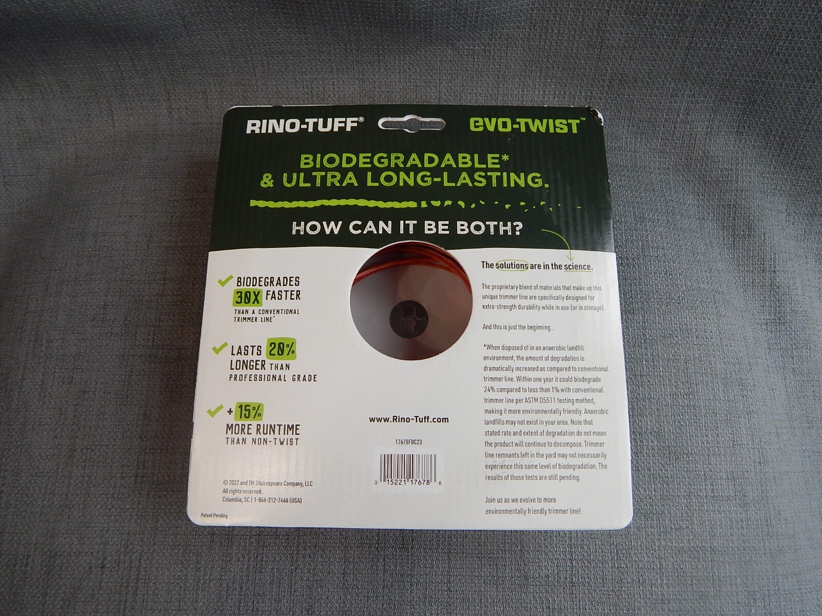 EVO TWIST Trimmer Line by RinoTuff Biodegradable .065" 200ft eBay