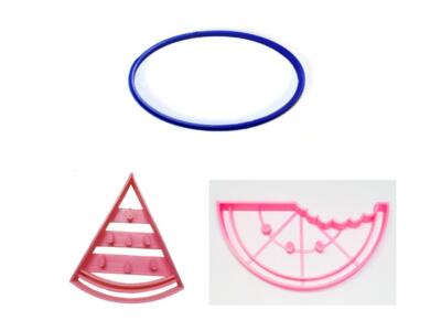 WATERMELON EATING CONTEST FRUIT SLICE WEDGE SUMMER COOKIE CUTTER USA PR1535