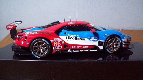 1/43 IXO GTM111 FORD GT DAYTONA 2017 #66 D.MUELLER/J.HAND/S.BOURDAIS - Picture 5 of 5