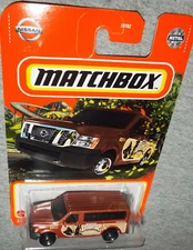 Brand New Matchbox Die Cast Nissan NV Van marked Adventure Tours