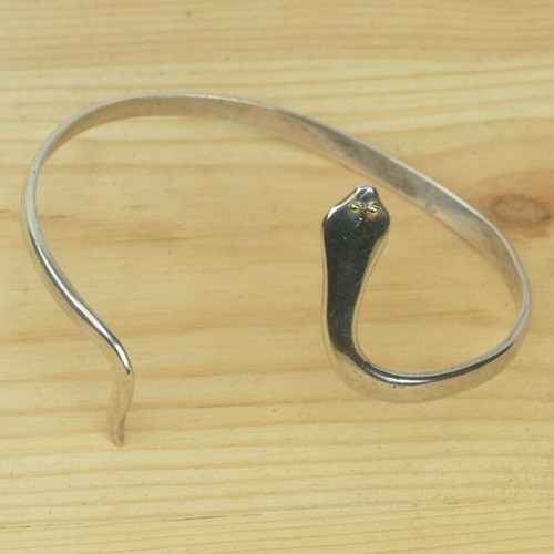 Antico Bracciale Serpente Regolabile Una Volta Splendido - Foto 2 di 5