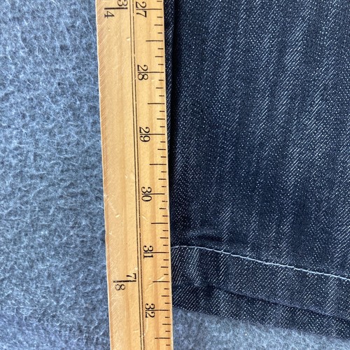 Y2K South Pole Baggy Jeans Mens 38X32 Skater Hip Hop Black Denim - Picture 8 of 13