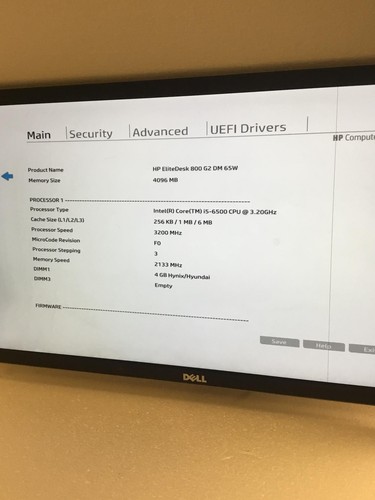 HP Elitedesk 800 G2 Mini  i5-6500 3.20 Ghz 6th Gen Computer w/ 4GB RAM FREE SHIP - Picture 10 of 10