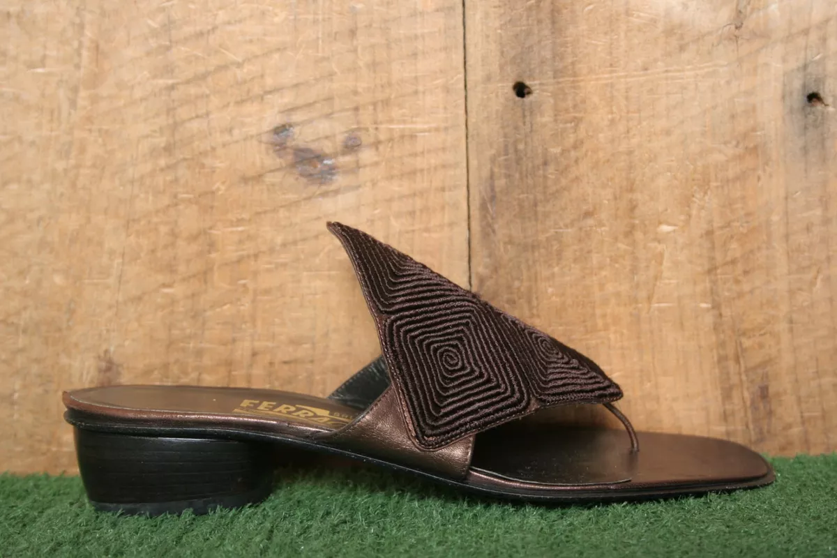 Salvatore ferragamo sales thong sandals
