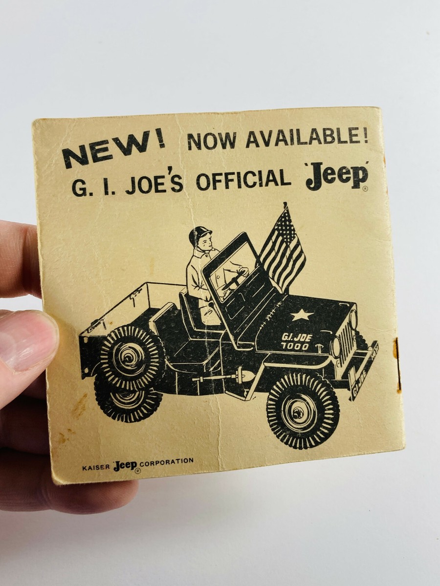 1964 FM75-00 G.I. Joe Army Manual Hassenfeld Bros action figure