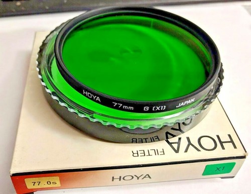 Genuine Hoya 77mm Green X1 X-1 X 1 Glass Lens Filter Japan 77 mm G (X1) New - Picture 4 of 6