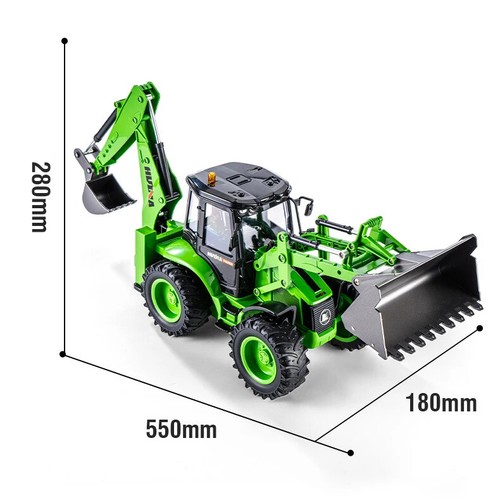 1:14 HUINA Remote Control Excavator 9CH Loader 2-way Forklift Engineering Model - Picture 13 of 13