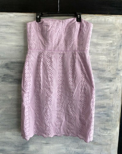 NEU! J. Crew G2884 trägerloses Ösenmantelkleid, 14 - Lavendelnebel - Bild 9 von 9
