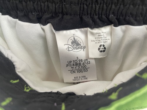 Disney Toddler Boys Buzz Lightyear Elastic Waist Pull On Swim Trunks Multi Sz 3 - Picture 2 of 5