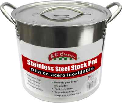Bene casa Stainless Steel Stock Pot, 20-Quart BC-17670