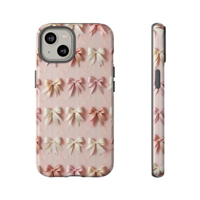 Coquette Pastel Bow Phone Case
