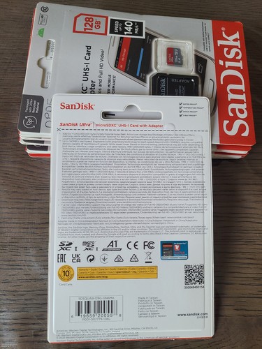 Genuine Sandisk Micro SD card Ultra Class 10 HC 32GB / 64GB / 128GB / 256GB - Zdjęcie 7 z 8